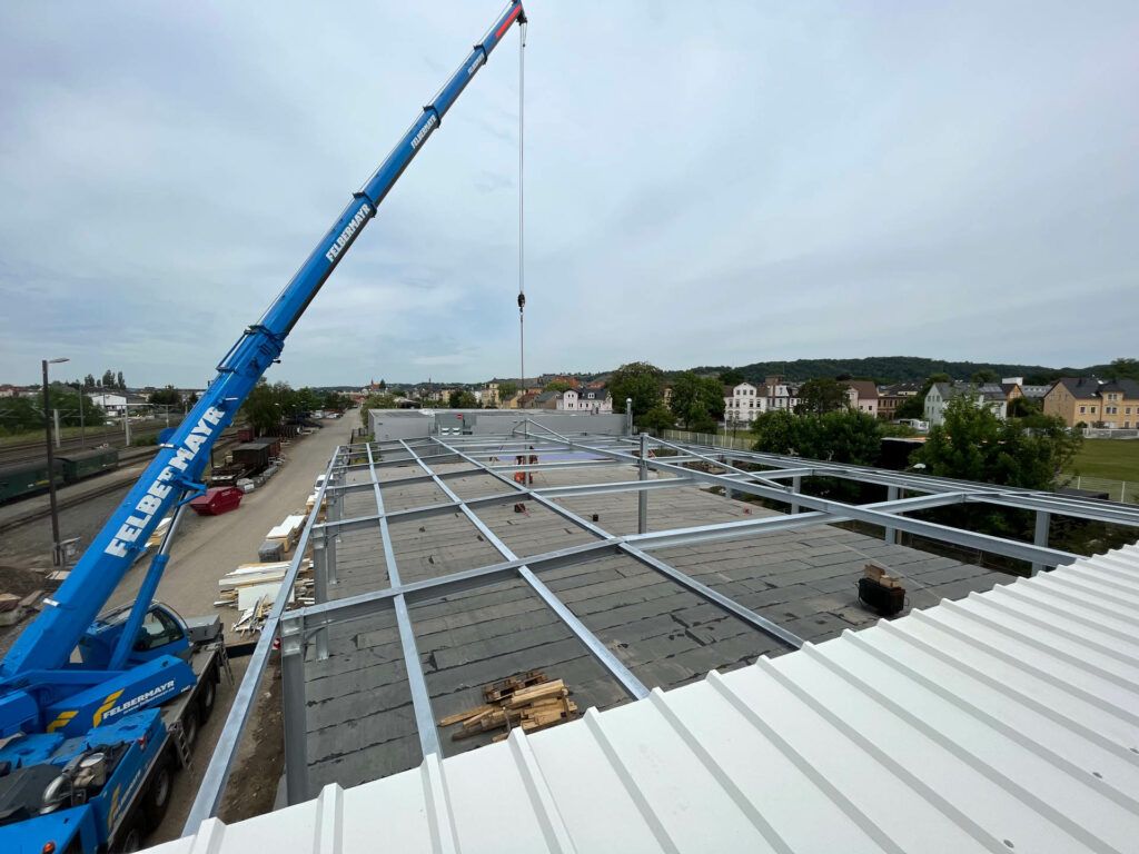 Stahlbau Parkdeck Industrie Planung Ingenieurbüro Statik Behr